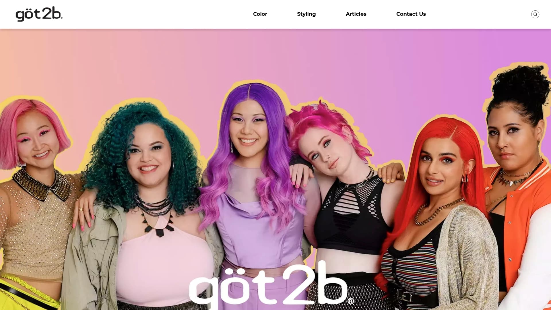 Got2B sponsor landing page advertised on The Toast