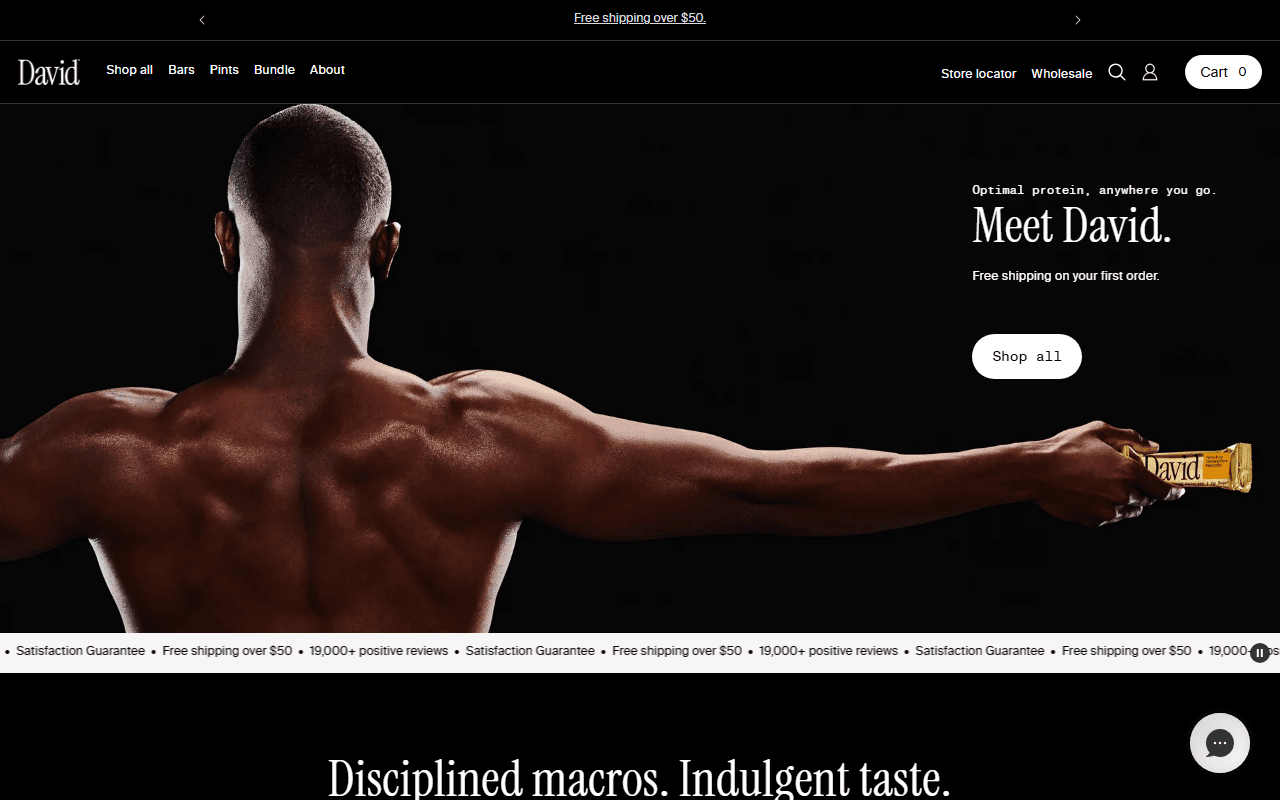 David sponsor landing page advertised on The Jefferson Fisher Podcast