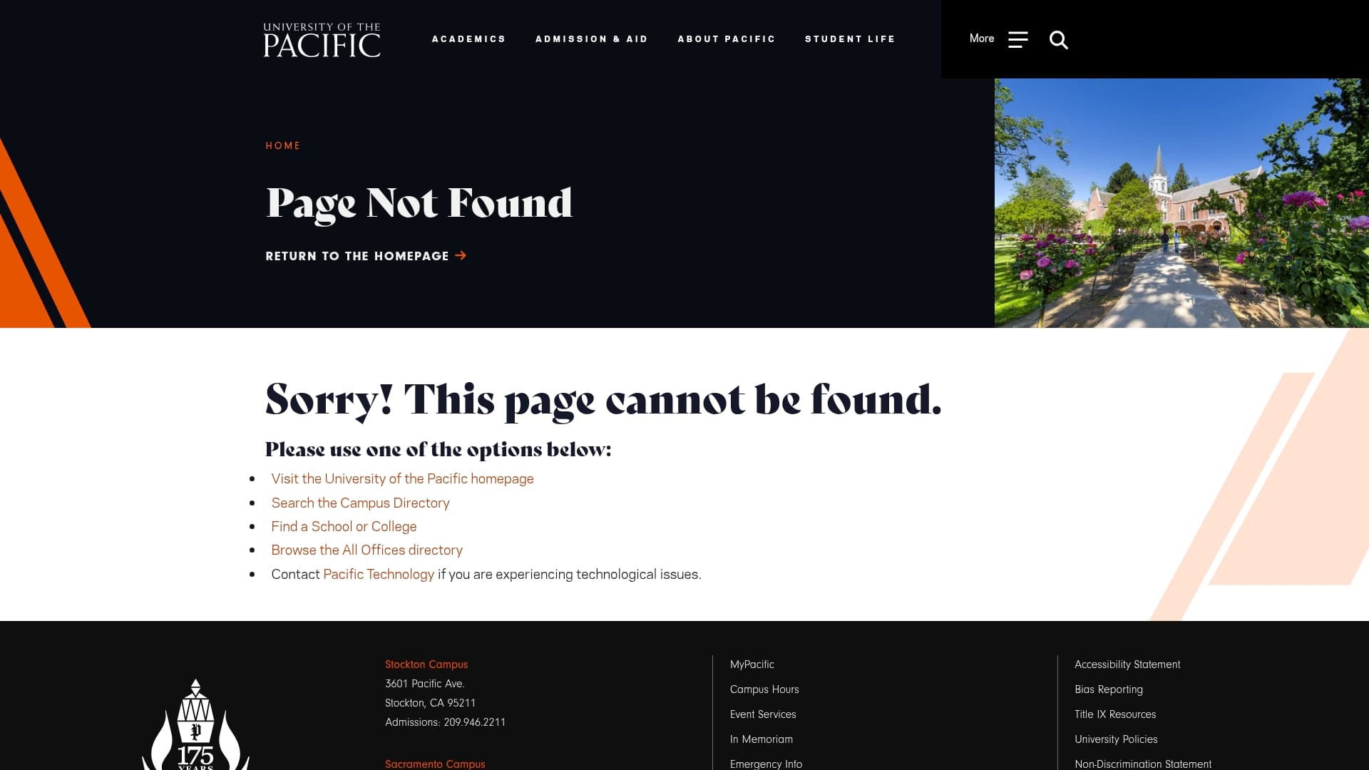 Pacific sponsor landing page advertised on History Daily