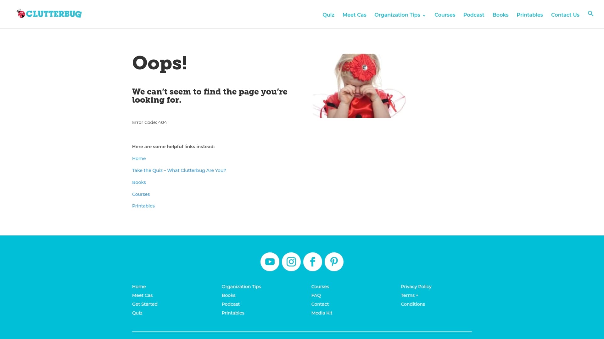 Clutterbug Method sponsor landing page advertised on ClutterBug - Organize, Clean and Transform your Home