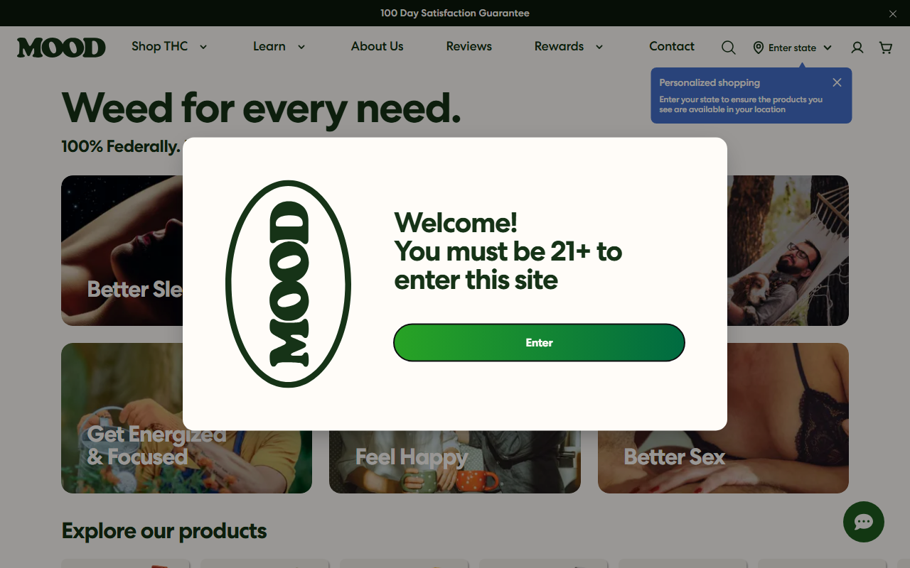 Mood sponsor landing page advertised on Practical AI