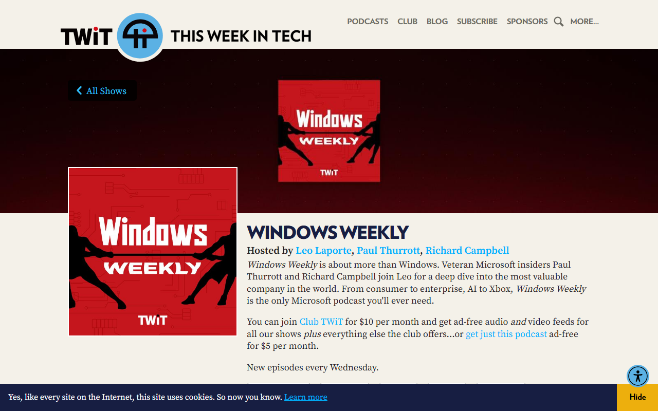 Windows Weekly sponsor landing page advertised on TechCrunch Daily Crunch