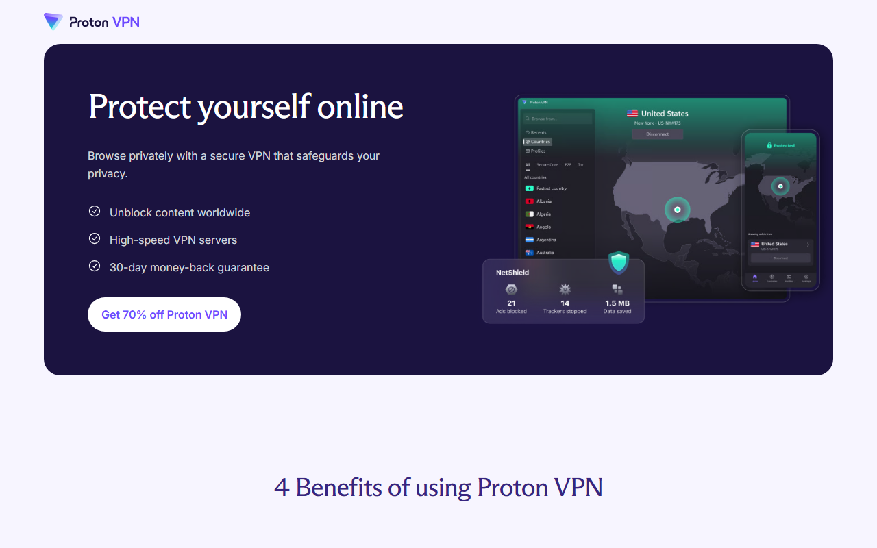 Ring sponsor landing page advertised on The Vergecast