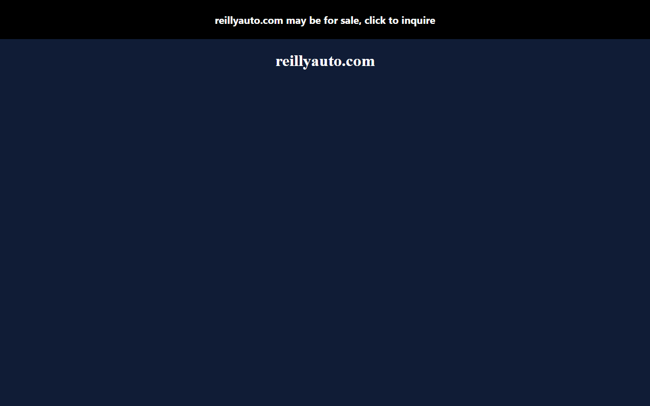 O'Reilly Auto Parts sponsor landing page advertised on Adam Carolla Show