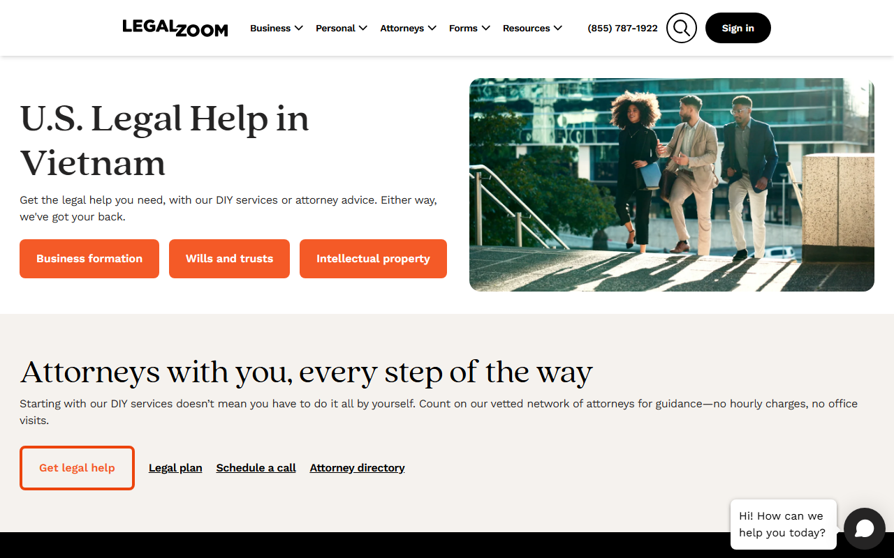 LegalZoom sponsor landing page advertised on Adam Carolla Show