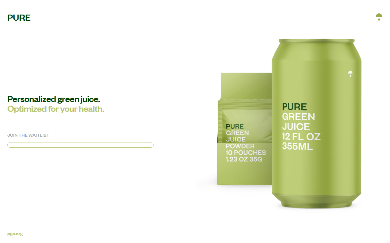 Pura sponsor landing page advertised on Good Hang with Amy Poehler
