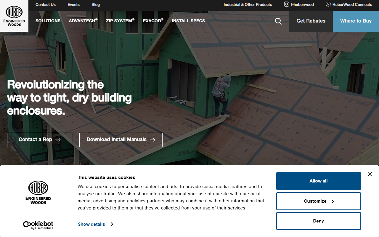 ZIP System sponsor landing page advertised on 99% Invisible
