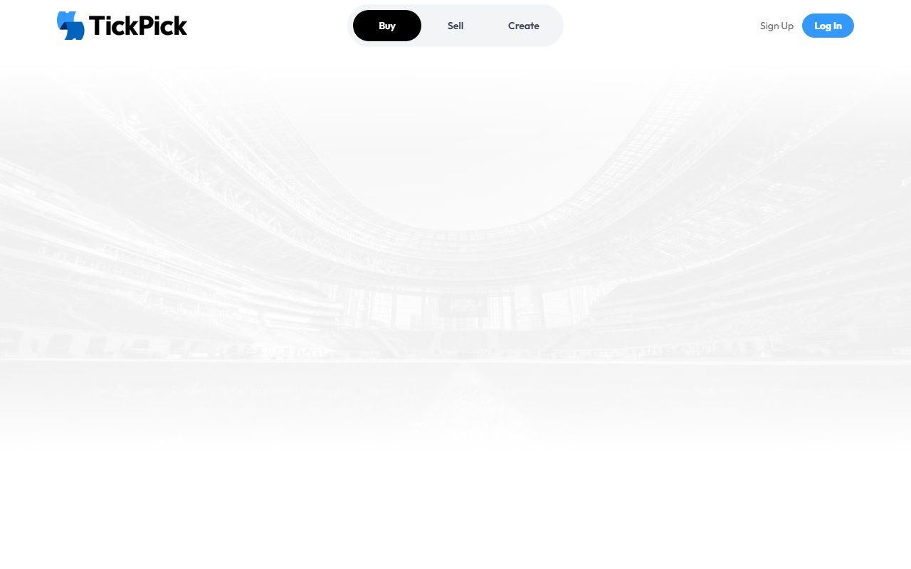 TickPick sponsor landing page advertised on Pardon My Take