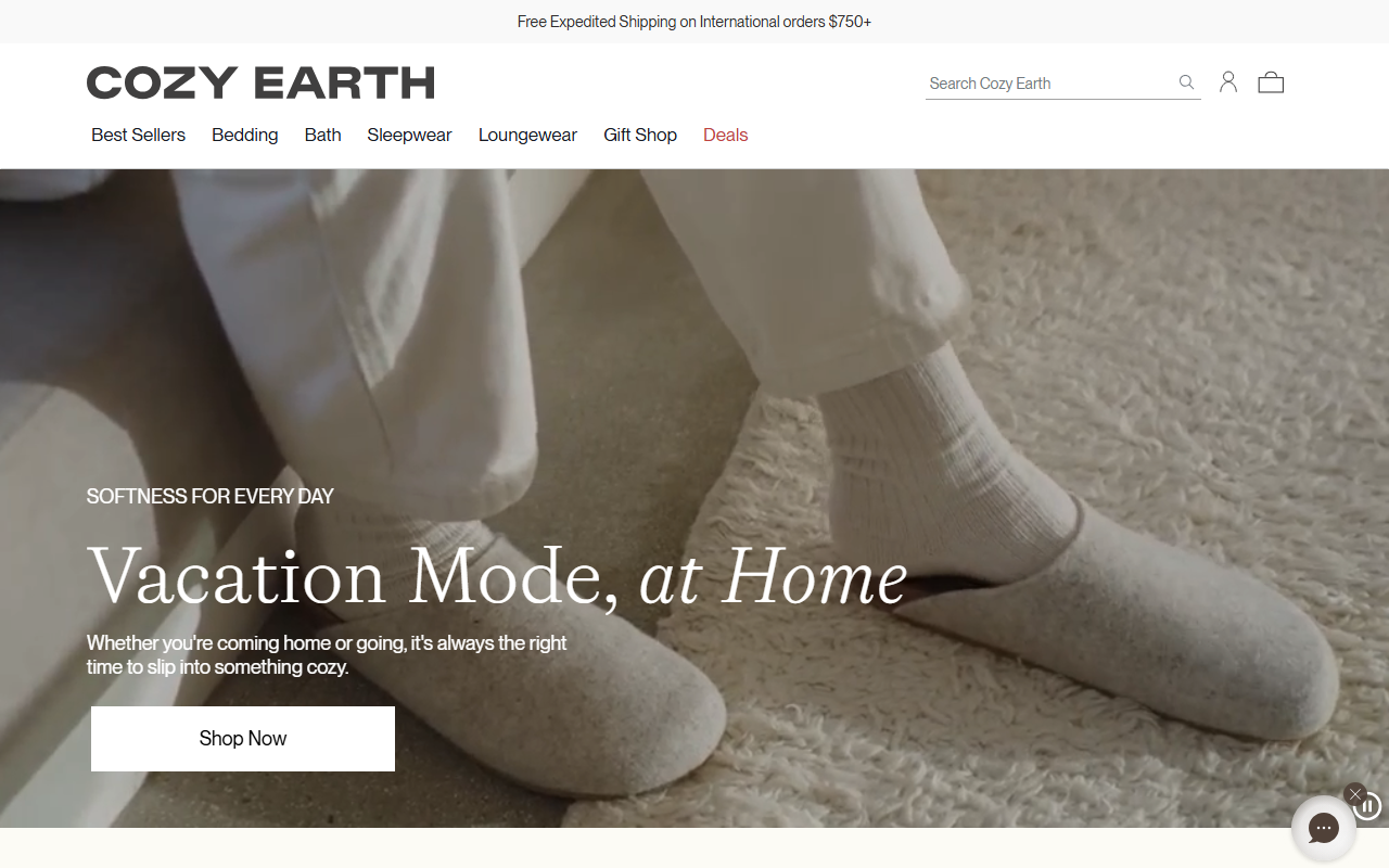 Cozy Earth sponsor landing page advertised on The Dr. John Delony Show