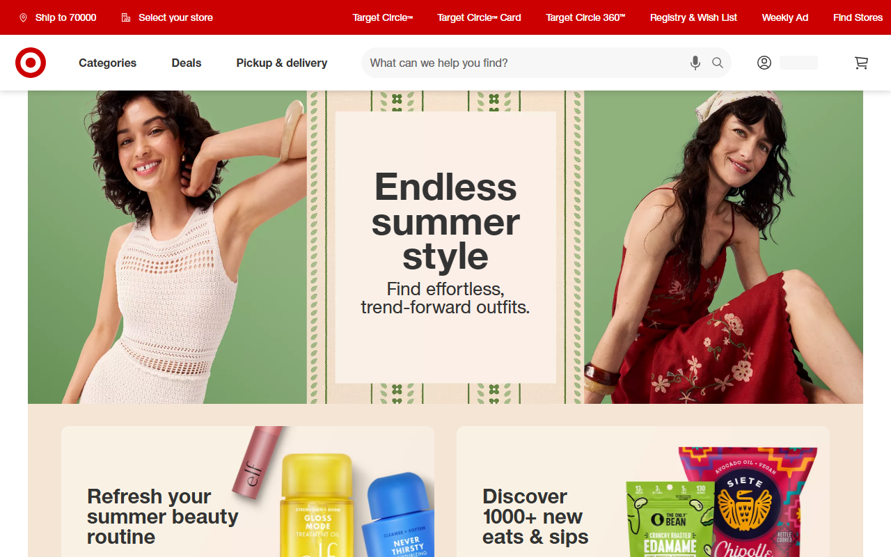 TN Dickinson's sponsor landing page advertised on Office Ladies