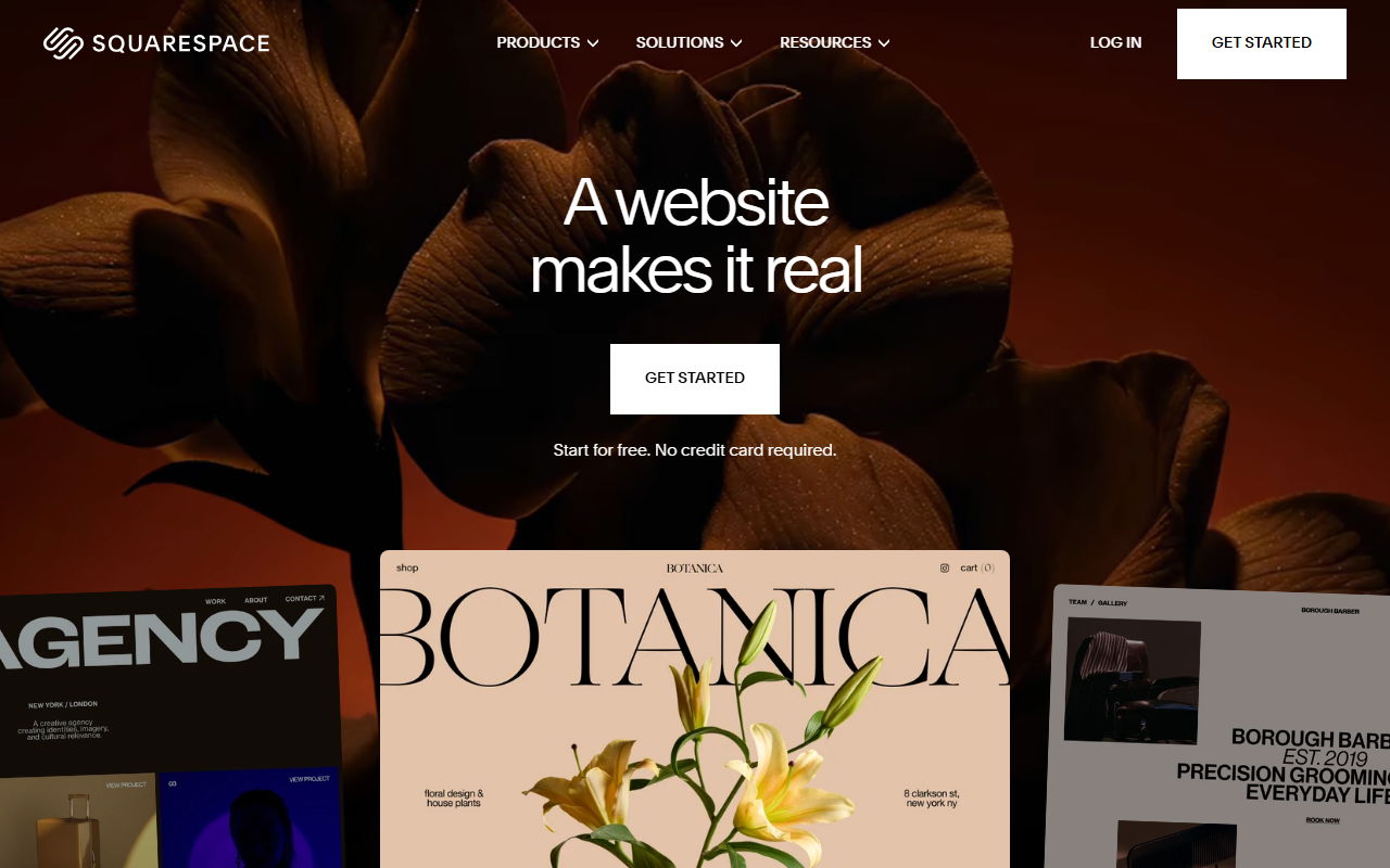 Squarespace sponsor landing page advertised on Invisible Choir