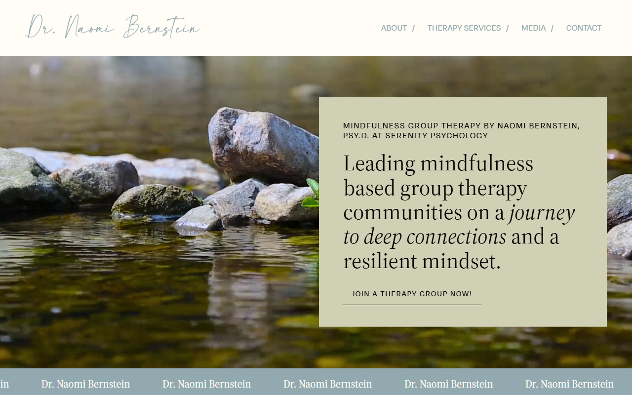 Oversharing Podcast / Dr. Naomi Bernstein sponsor landing page advertised on Oversharing