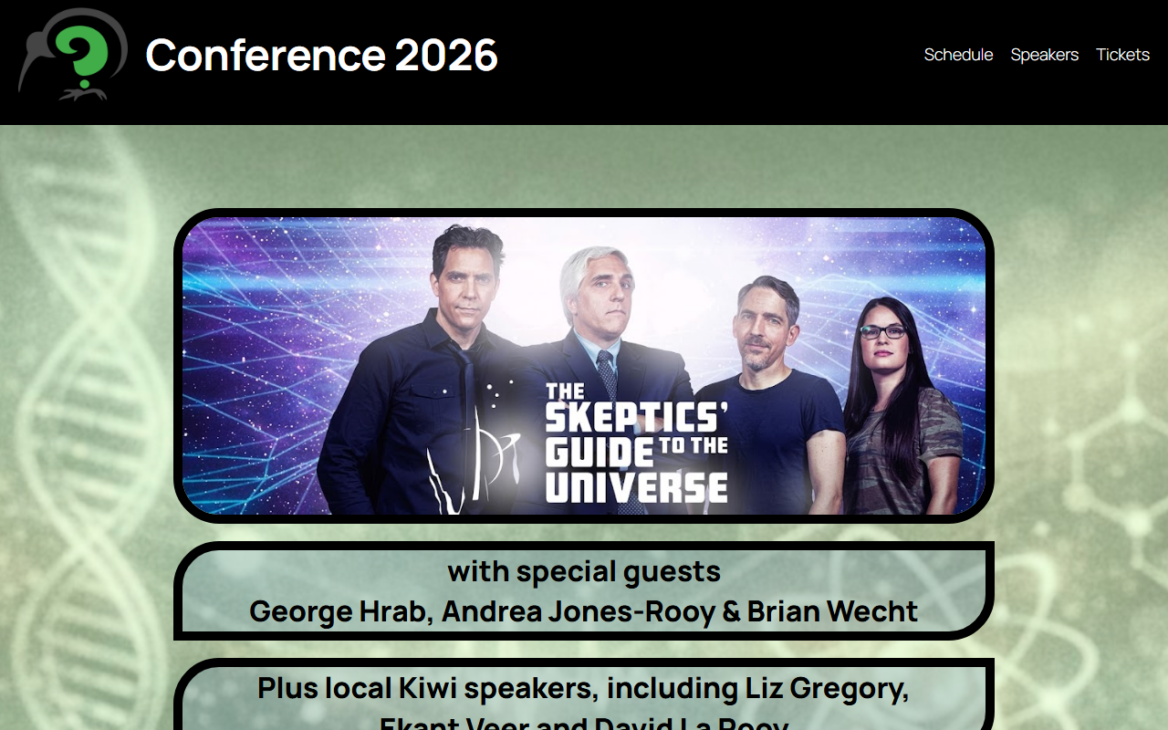 The Skeptic's Guide to the Universe sponsor landing page advertised on The Skeptics' Guide to the Universe