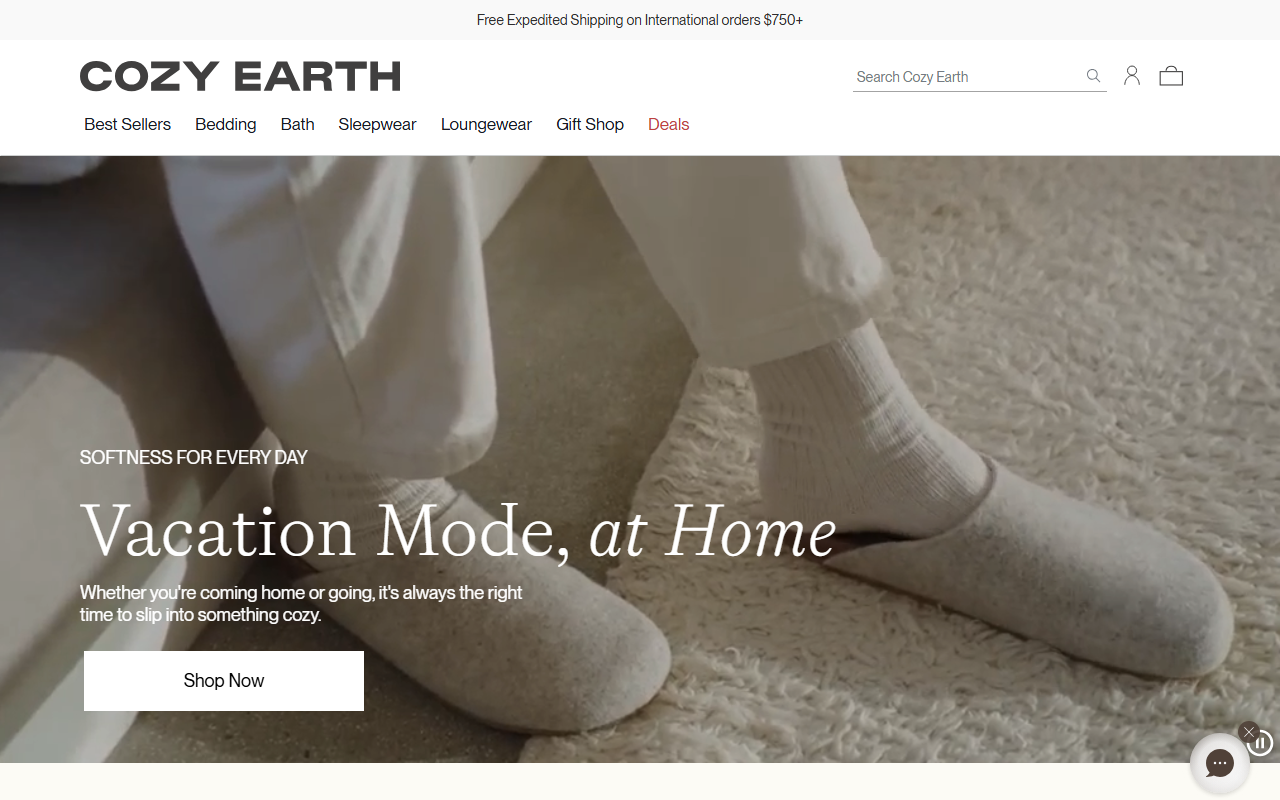 Cozy Earth sponsor landing page advertised on Sex and Psychology Podcast
