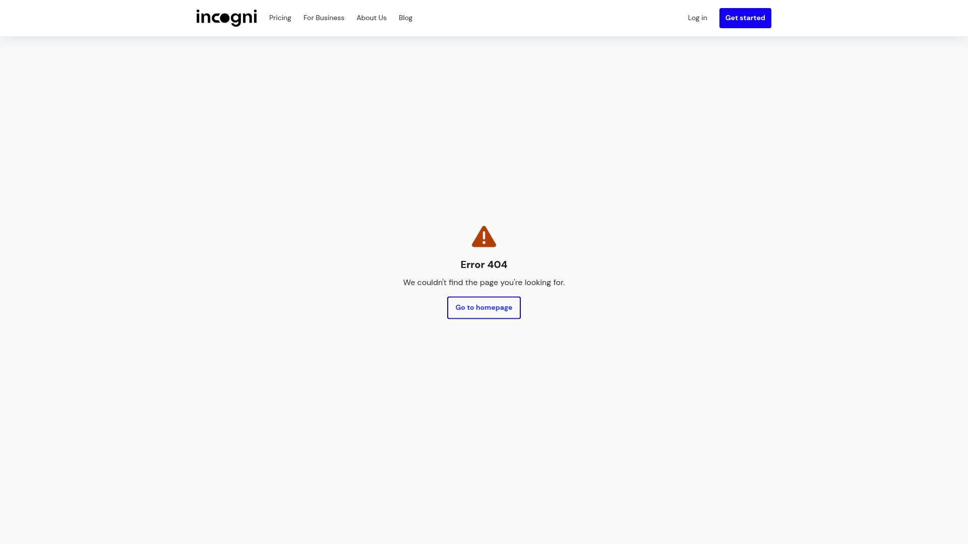 Incogni sponsor landing page advertised on Mayim Bialik's Breakdown