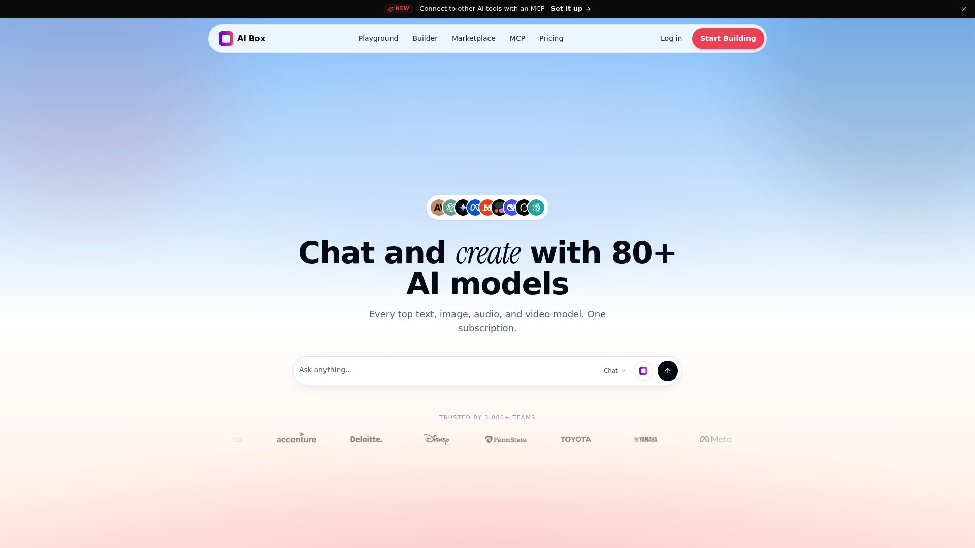 AI Box sponsor landing page advertised on Last Week in AI