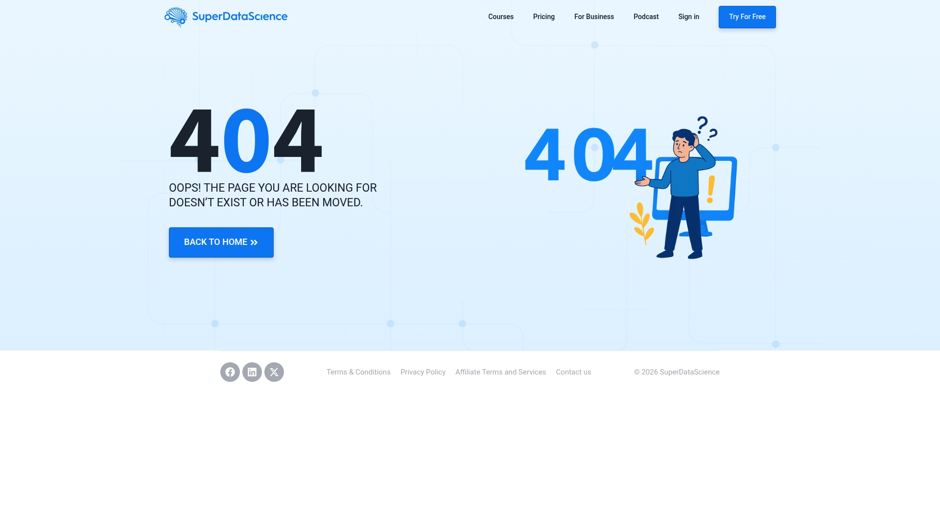Garobi sponsor landing page advertised on Super Data Science: ML & AI Podcast with Jon Krohn