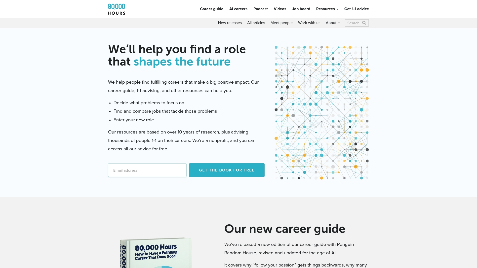 80,000 Hours sponsor landing page advertised on 80,000 Hours Podcast