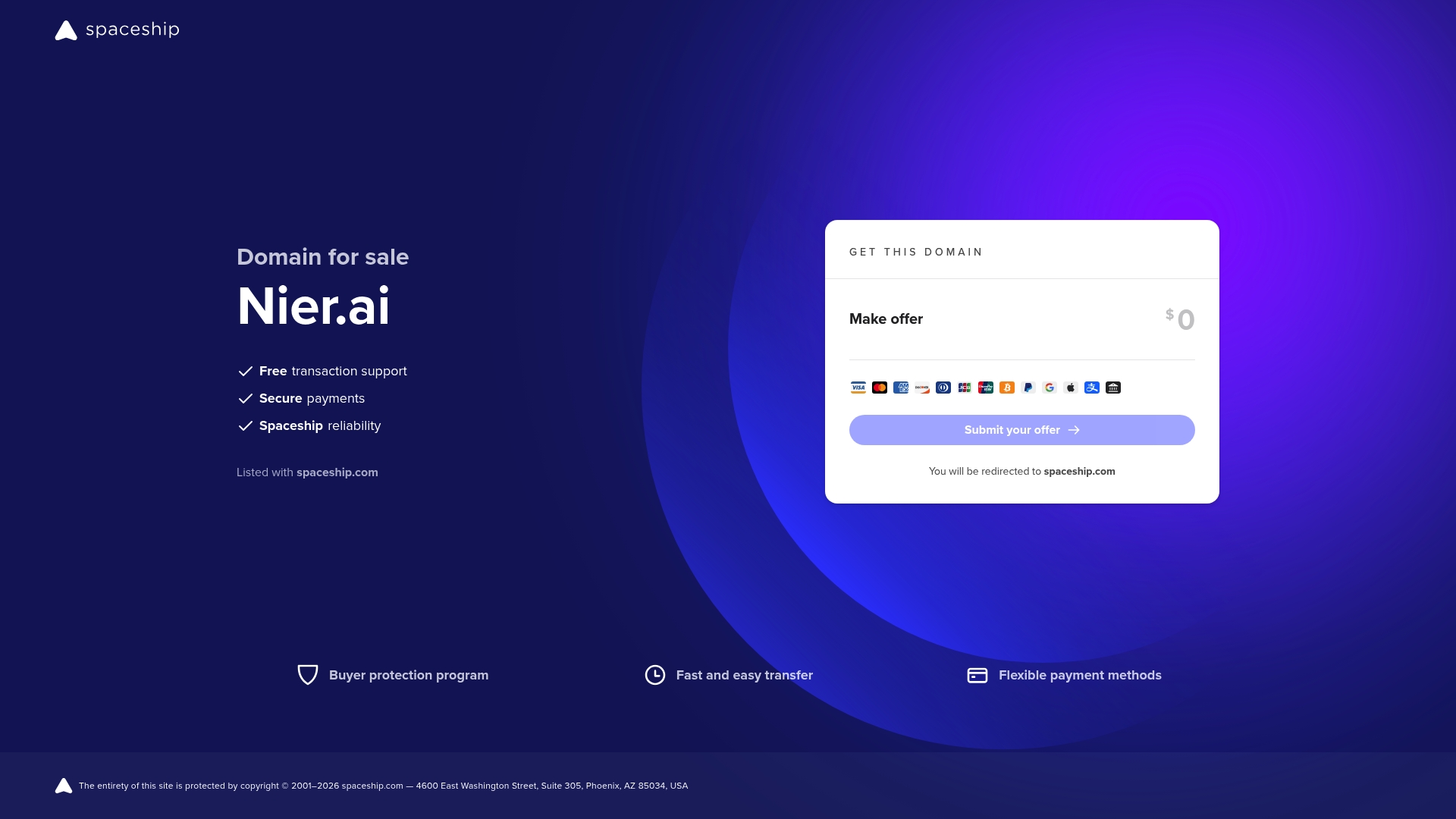 Nier AI Cloud sponsor landing page advertised on Epicenter - Learn about Crypto, Blockchain, Ethereum, Bitcoin and Distributed Technologies