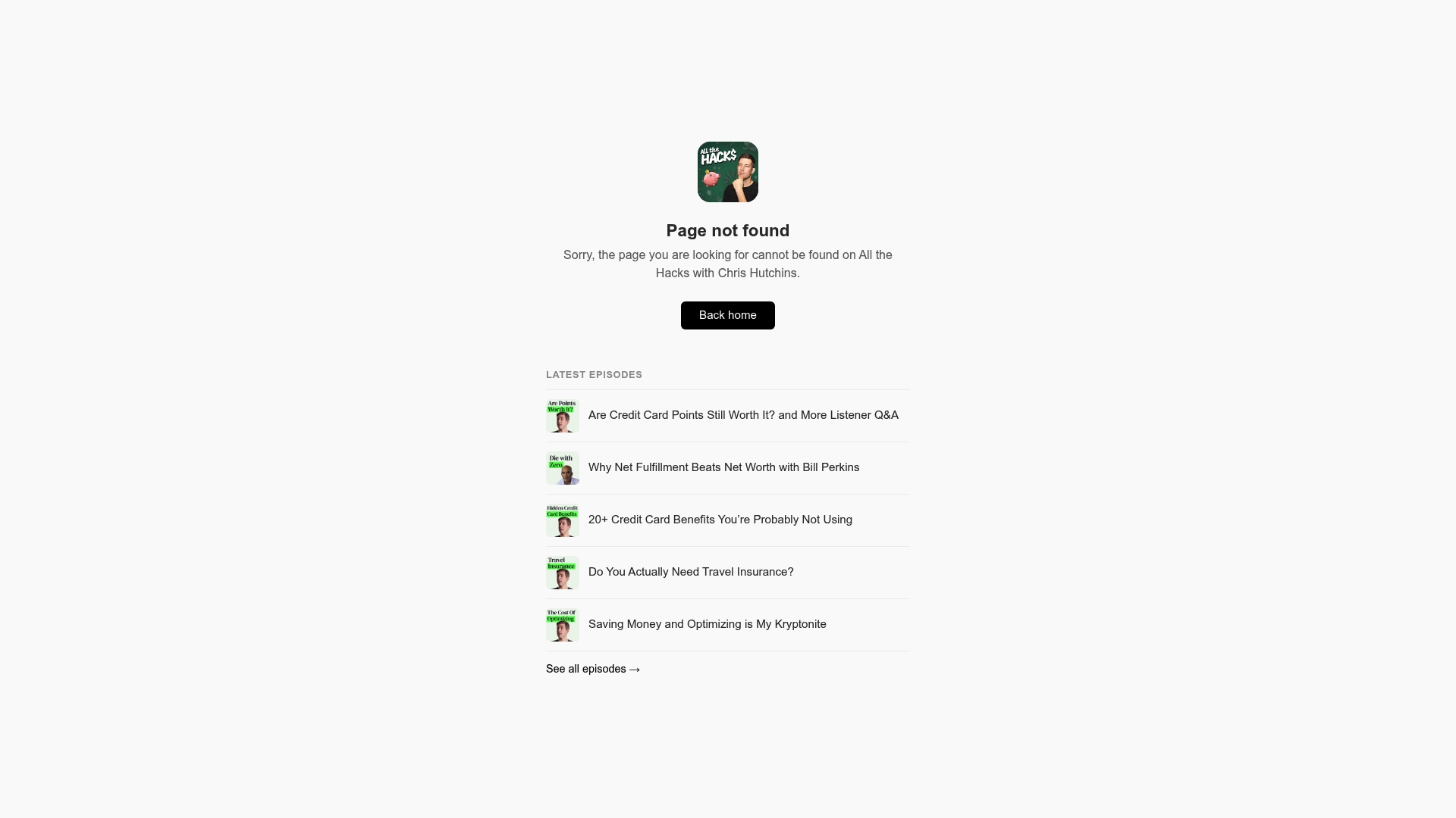 Element sponsor landing page advertised on All the Hacks with Chris Hutchins
