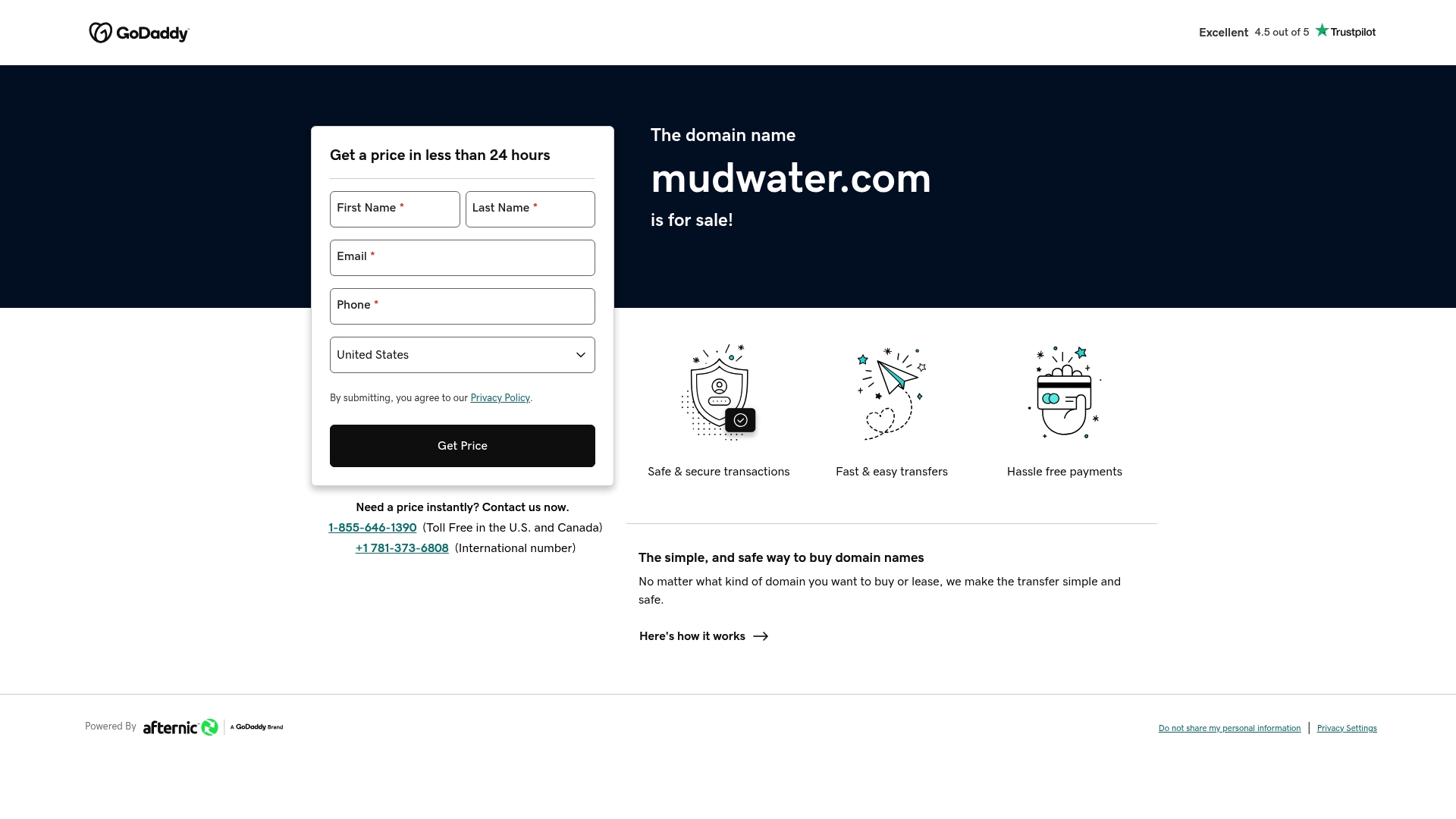 Mudwater sponsor landing page advertised on Therapist Uncensored Podcast