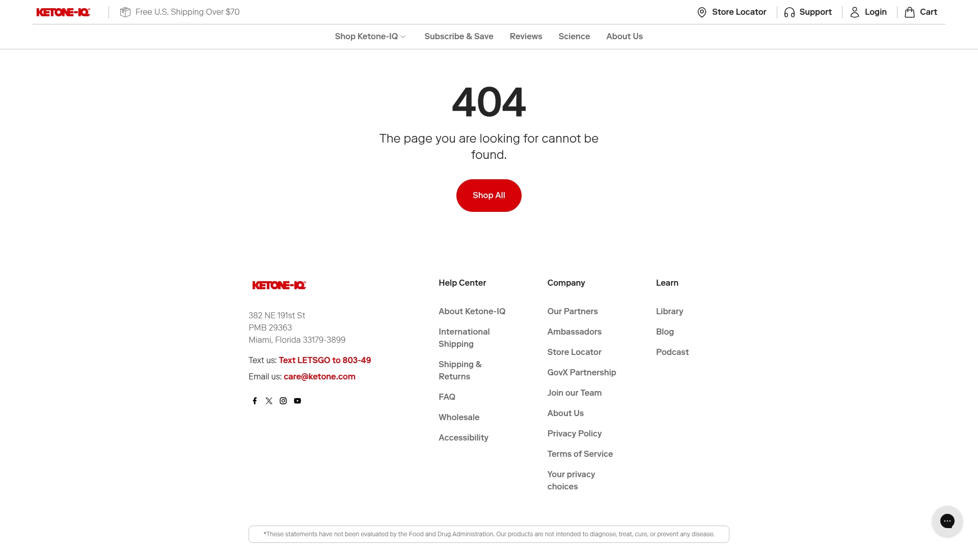 Ketone IQ sponsor landing page advertised on Drinkin‘ Bros Podcast
