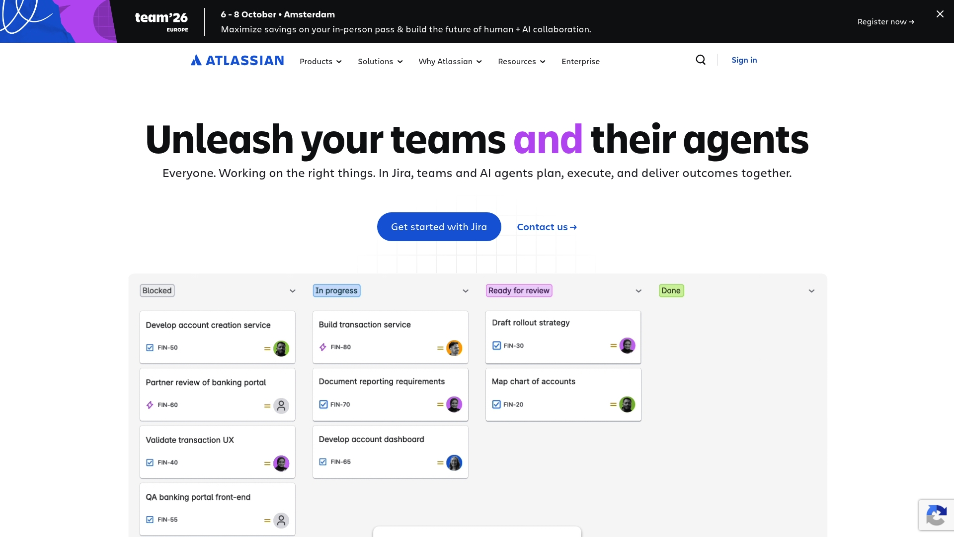 Jira Product Discovery sponsor landing page advertised on How I AI