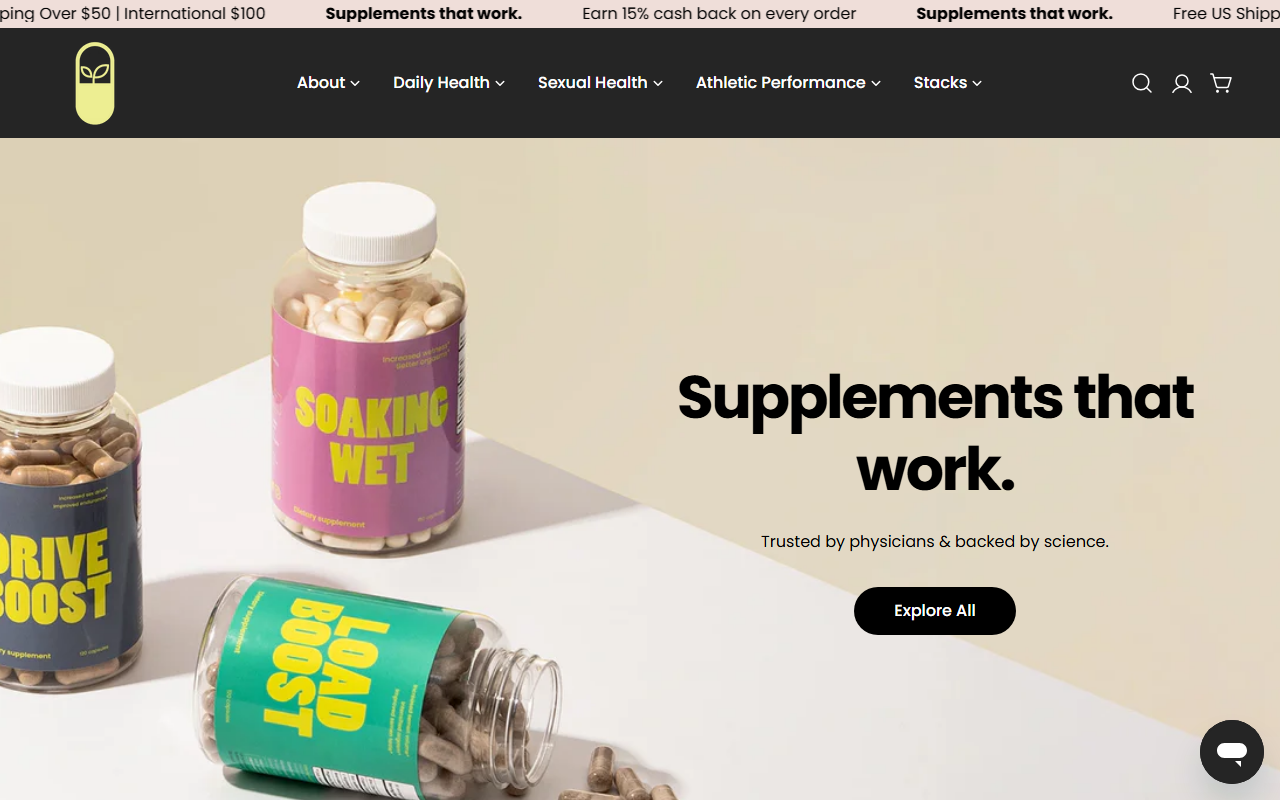 VB Health sponsor landing page advertised on Savage Lovecast