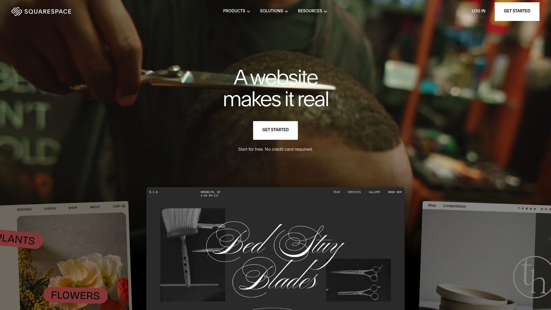 Squarespace sponsor landing page advertised on Savage Lovecast