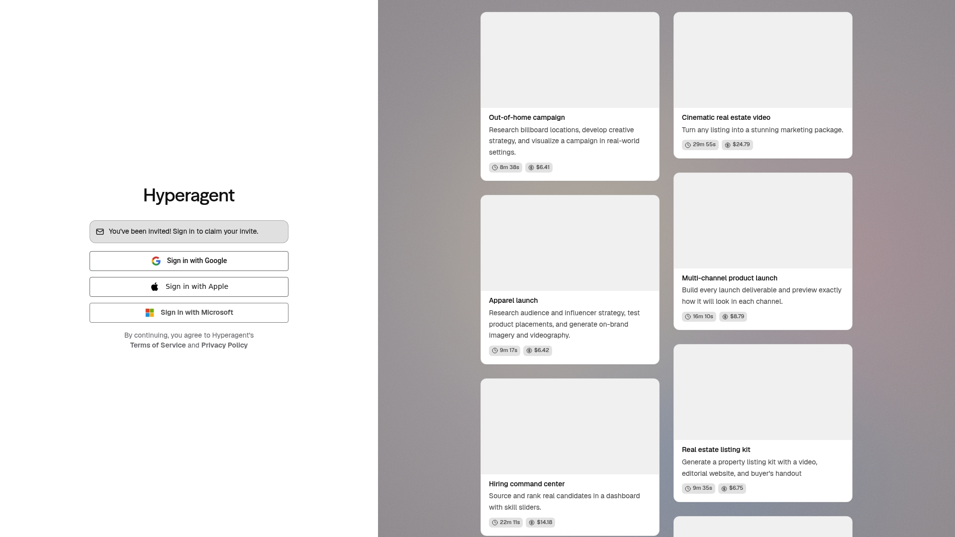 HyperAgent sponsor landing page advertised on The AI Breakdown: Daily Artificial Intelligence News and Discussions