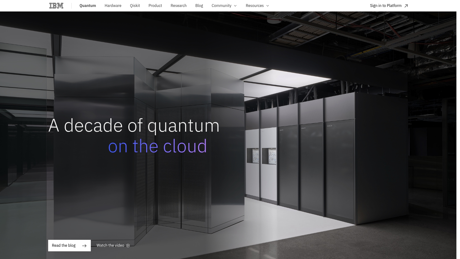 IBM sponsor landing page advertised on The Vergecast