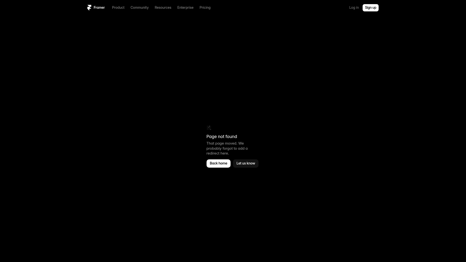 Framer sponsor landing page advertised on Practical AI: Machine Learning, Data Science