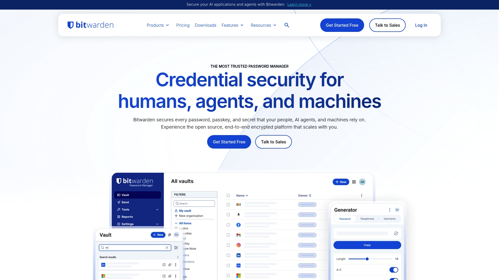 Bitwarden sponsor landing page advertised on 9to5Mac Overtime