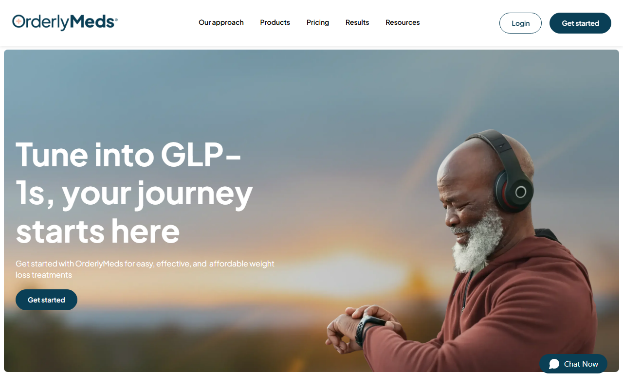 Orderly Meds sponsor landing page advertised on Armstrong & Getty On Demand