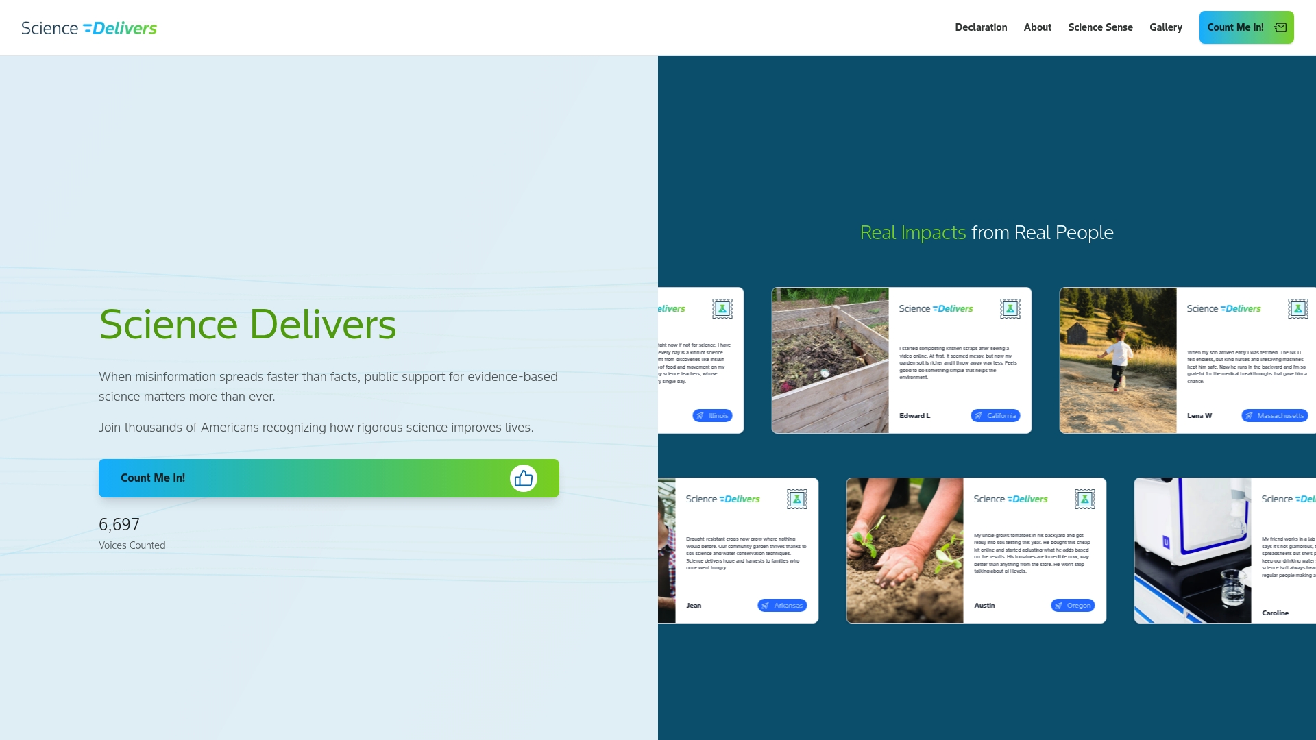 Bayer sponsor landing page advertised on The 7