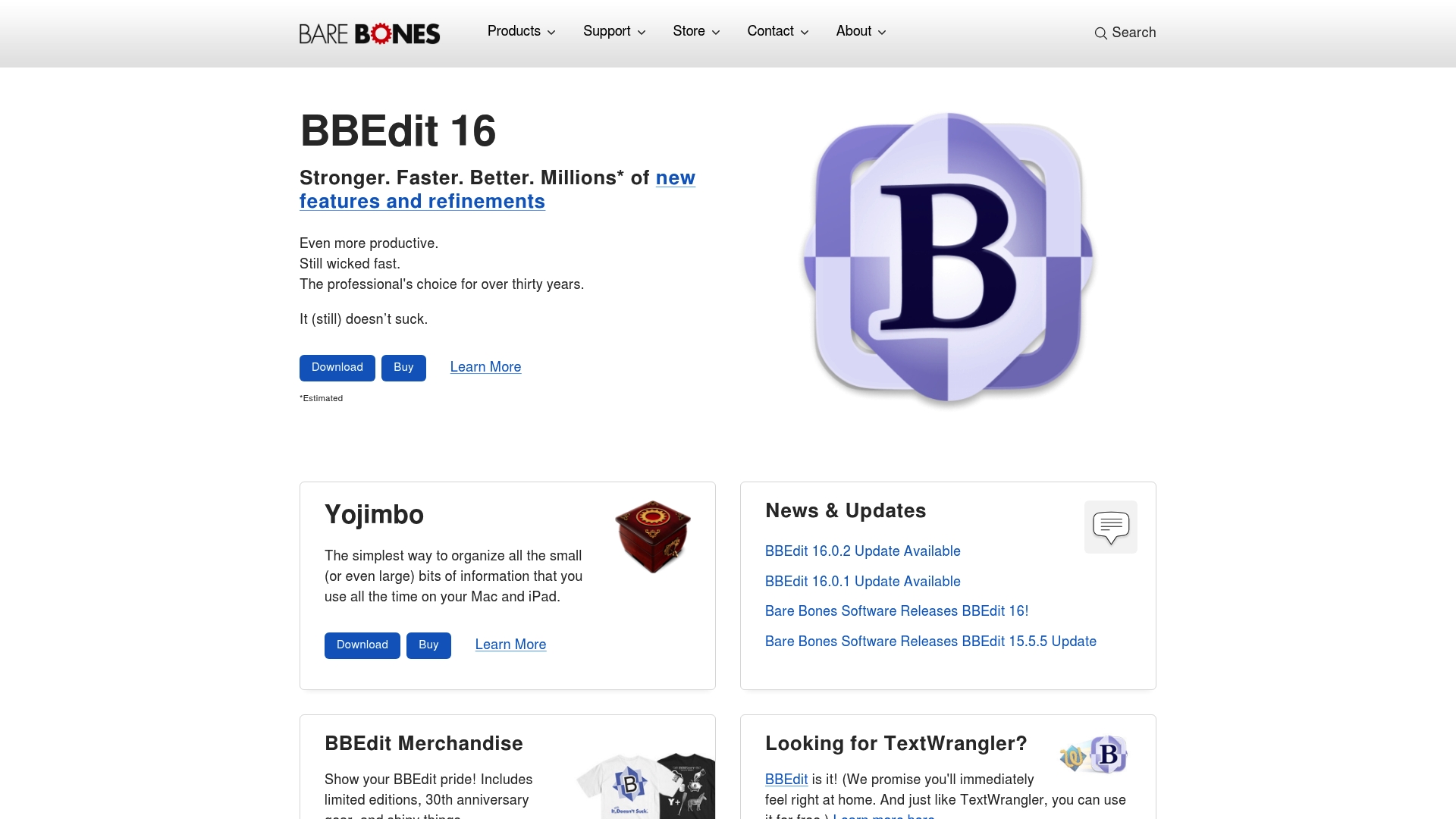 BBEdit sponsor landing page advertised on Mac Geek Gab — Apple Tips, Tricks, and Troubleshooting