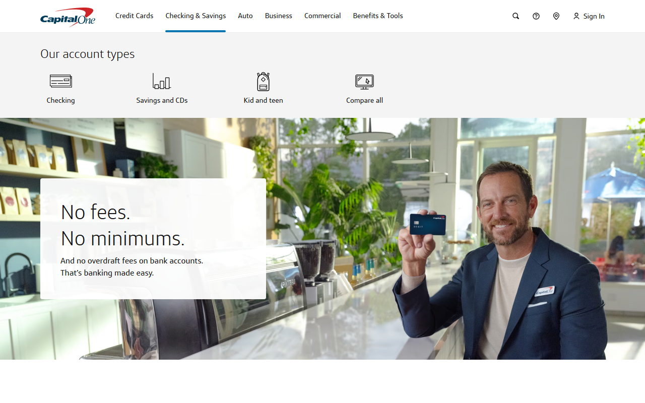 Capital One sponsor landing page advertised on Good Life Project