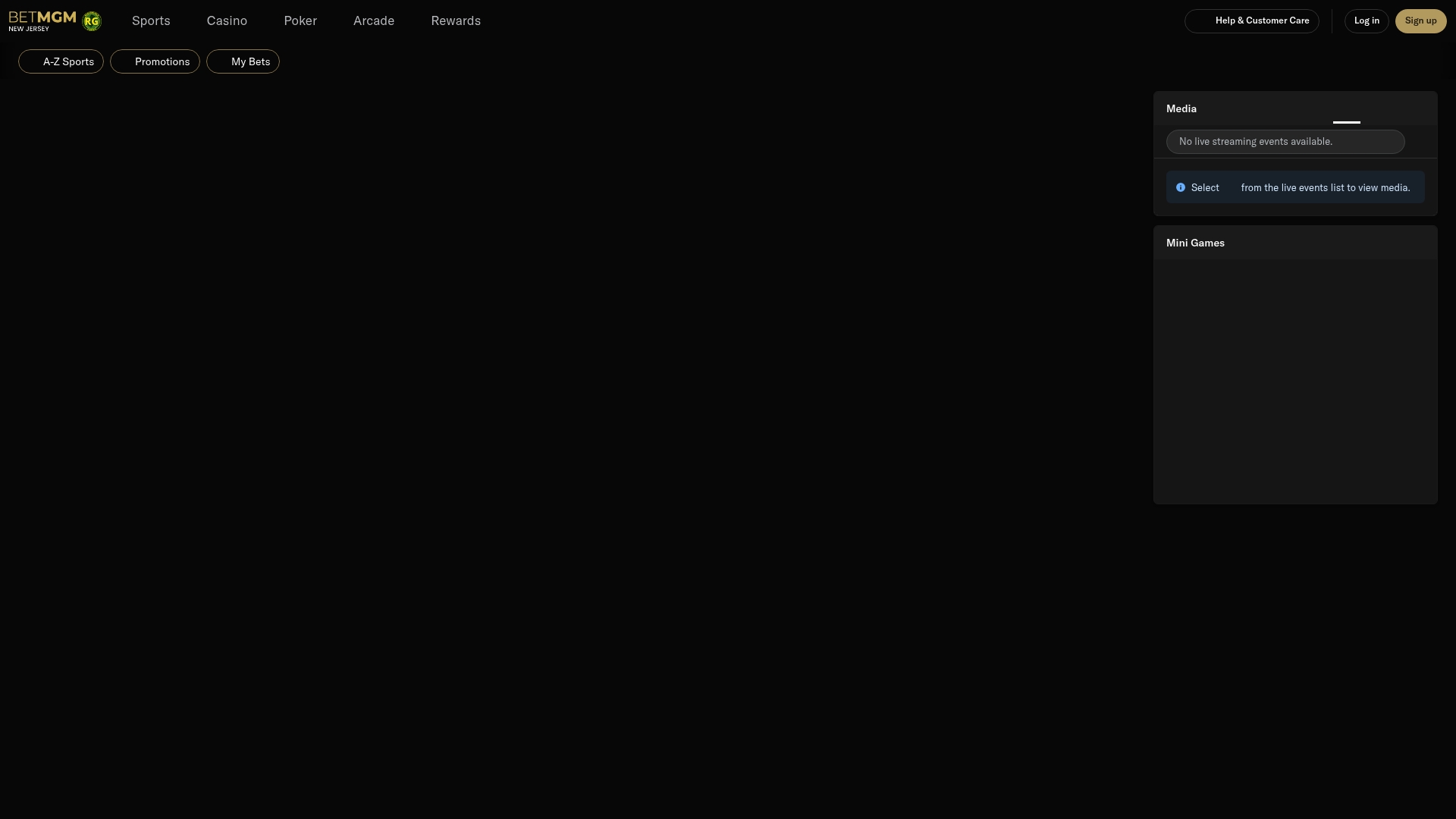 BetMGM sponsor landing page advertised on Andy Staples On3