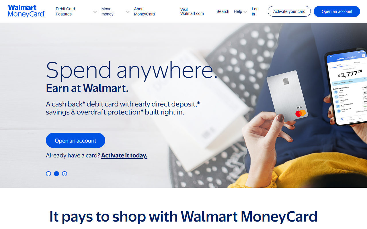 Walmart sponsor landing page advertised on The Beat with Ari Melber