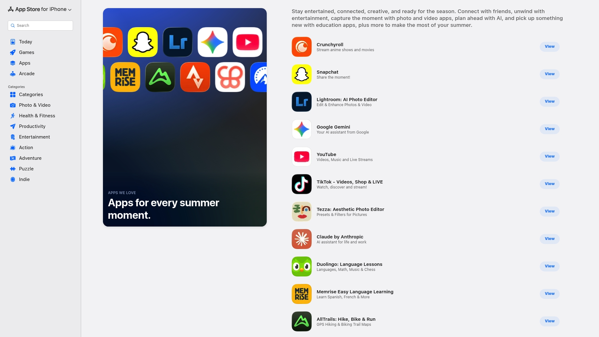 Apple sponsor landing page advertised on Keeping Up Appearances: The Luxury Podcast