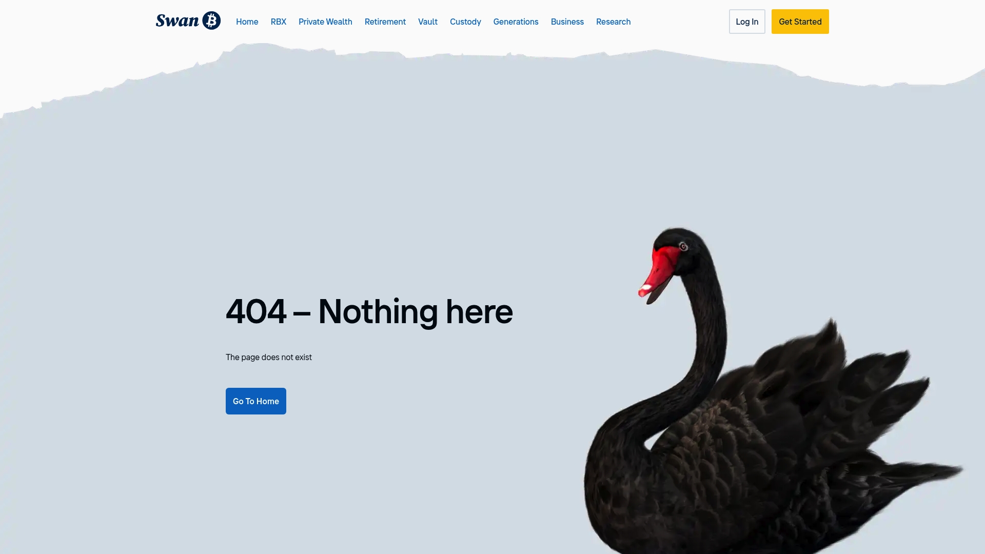 Swan sponsor landing page advertised on What Bitcoin Did