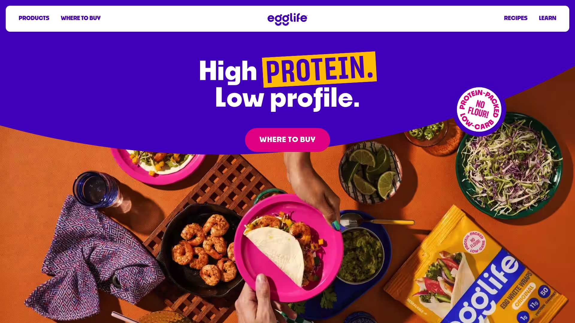 Egg Life sponsor landing page advertised on The Wirecutter Show