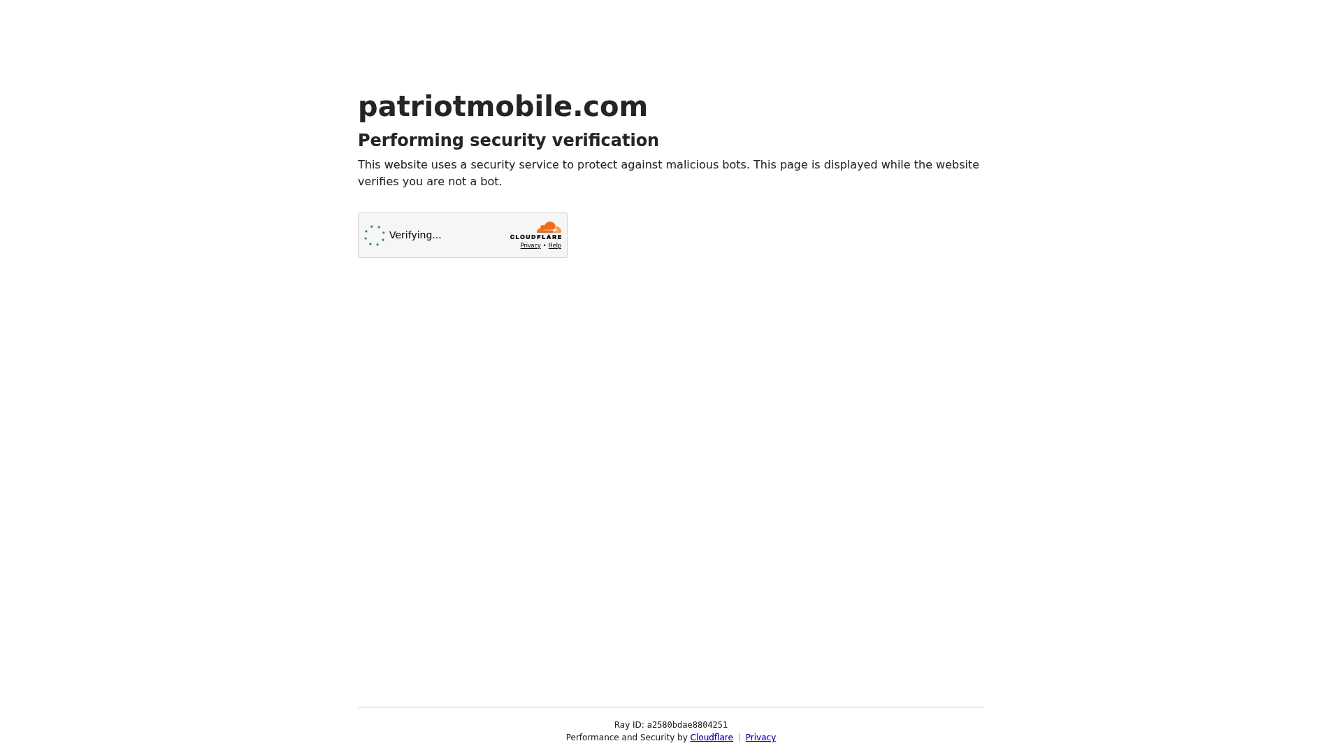 Patriot Mobile sponsor landing page advertised on Steve Deace Show
