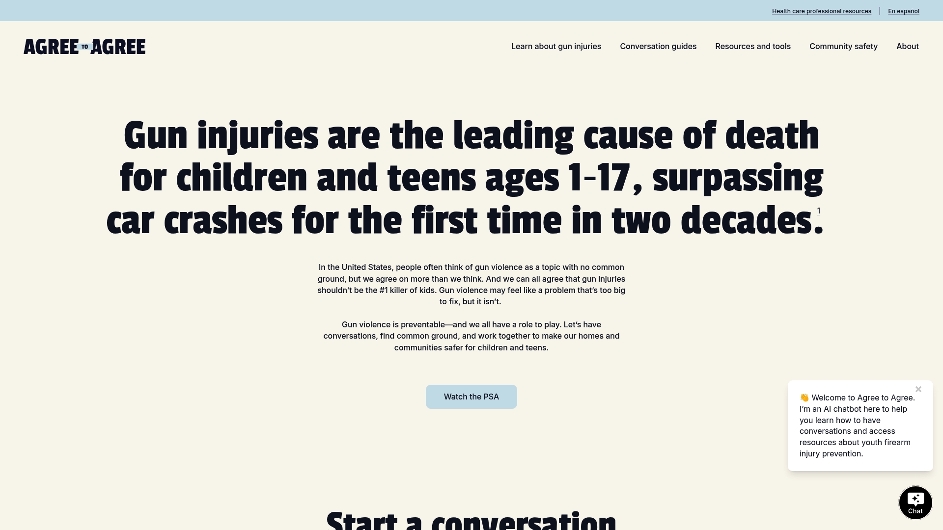 Ad Council sponsor landing page advertised on Popcast