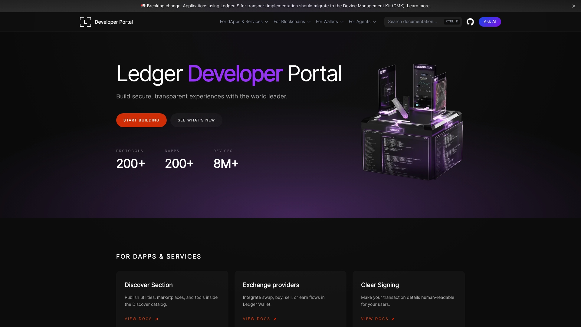 Ledger sponsor landing page advertised on The Limitless Podcast