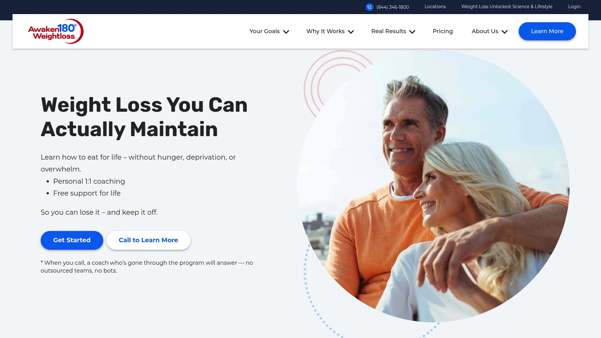 Awaken 180 sponsor landing page advertised on Baseball is Dead
