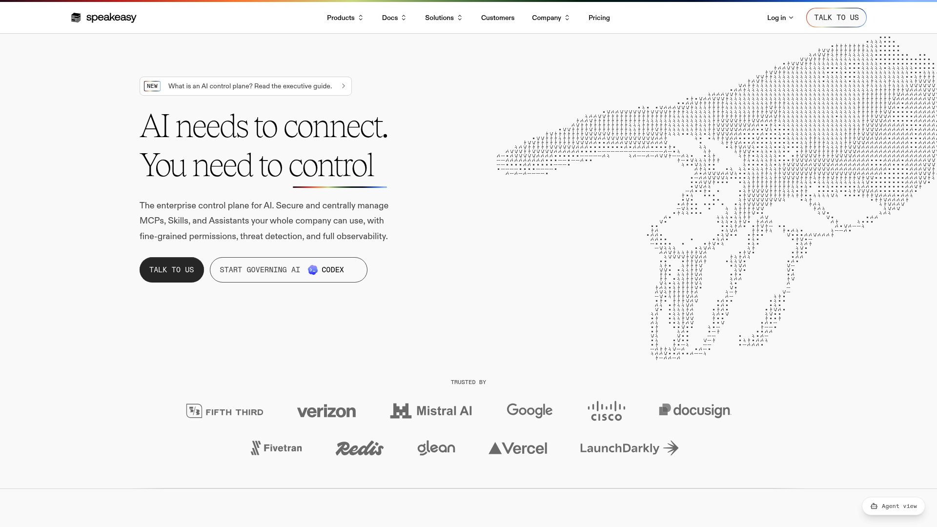 Speakeasy sponsor landing page advertised on CISO Series Podcast