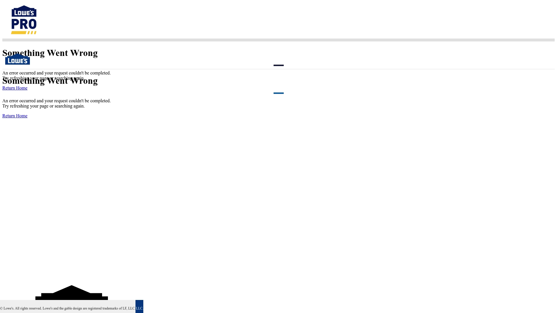 Lowe's sponsor landing page advertised on Digital Foundry Direct Weekly