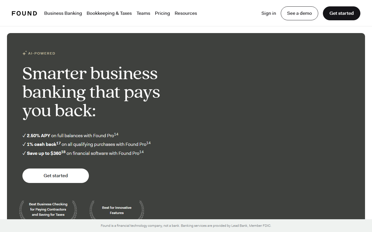 Found sponsor landing page advertised on Get Up