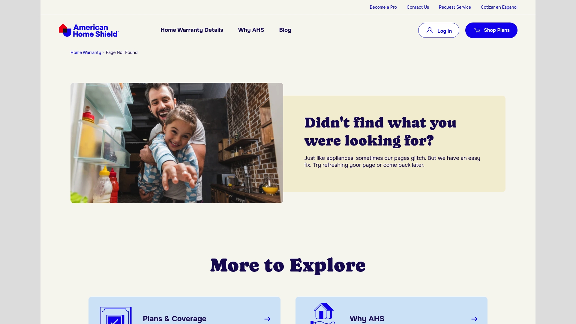 American Home Shield sponsor landing page advertised on MrBallen Podcast: Strange, Dark & Mysterious Stories